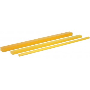 Solid square rod in polyurethane
