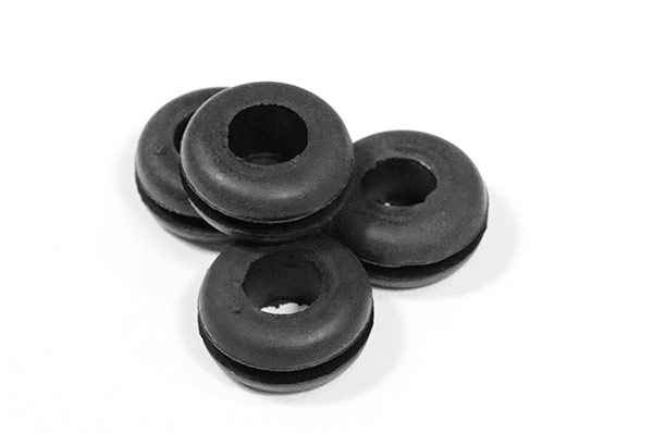 Conduit entries made of rubber or silicone